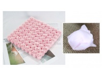 RÓŻE mydlane JASNORÓŻOWE opakowanie 81 szt