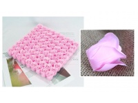 RÓŻE mydlane RÓŻOWE opakowanie 81 szt