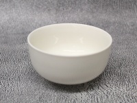 Salaterka, naczynie ceramiczne KOKILKA 11x6 cm BIAŁA
