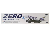 Samolot ZERO unoszący się do startu (światło, dźwięk) w kartonie 37x9x9 cm