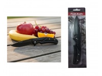 Scyzoryk, nóż składany 16 cm na blistrze 21x6x1 cm CZARNY