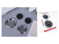 Sitka do zlewu metalowe + korek na blistrze kpl. 2 szt. (7,7cm + 5,7cm)