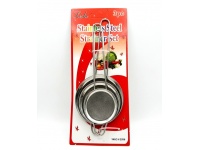 Sitka kuchenne stalowe średnica 5,5, 7 i 8 cm kpl 3szt na blistrze