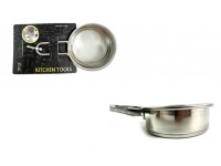 Sitko metalowe do herbaty, ziół, cukru pudru itp. 12x7 cm