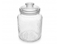 Słoik, słój szklany z pokrywką 22x14 cm