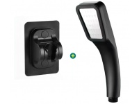 Słuchawka prysznicowa z uchwytem 20x6 cm CZARNA