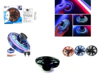 Spinner wirująca zabawka LED RGB w kartonie 12x12x5 cm - 1 szt