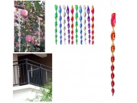 Spirala wiatrowa plastikowa, odstraszacz PTAKÓW 50 cm MIX KOLOR - 1 szt