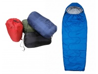 Śpiwór turystyczny typu MUMIA 200x70 cm MIX KOLOR