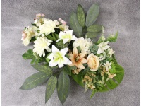 Stroik zalewany misa DALIE, LILIE, CZOSNEK kremowy (ok. 75x60x20 cm) ok. 2,5 kg 