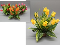 Stroik zalewany misa okrągła KOPCZYK 9 tulipanów (ok.30x30x39 cm) ok. 1,3 kg