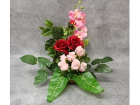 Stroik zalewany misa RÓŻE czerwono-różowy (ok. 65x45x45 cm) ok. 2,3 kg 