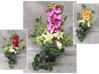 Stroik zalewany WAZON róża, lilia, dalia bluszcz MIX KOLOR (ok. 60x45x40 cm) ok. 1,4 kg 