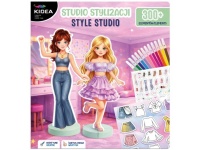 KIDEA Zestaw kreatywny Studio Stylizacji 300 el. 26x24x2 cm