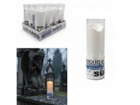 Świeca LED, wkład GC704 PP z nieruchomym płomieniem w bezbarwnej tubie No.551 - 1 szt