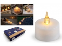 Świeczka, podgrzewacz LED stały płomień 3,5x3,5 cm CIEPŁY BIAŁY - 1 szt