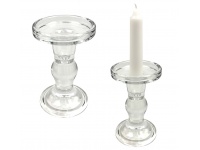 Świecznik szklany 13,5x8,5 cm