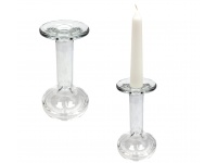 Świecznik szklany 16x9 cm