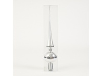 Szpic na choinkę plastikowy 28 cm SREBRNY