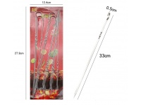 Szpikulce do szaszłyków 33 cm kpl 10 szt