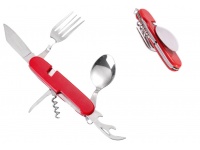 Sztućce turystyczne 5w1 niezbędnik rozkładany 11-25 cm