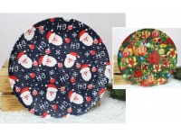 Taca, talerz okrągły świąteczny plastikowy średnica 28 cm