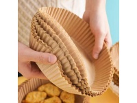 Tacki do AIRFRYER kwadratowe OKRĄGŁE 22,5x3,5 cm kpl 50 szt