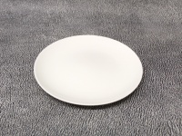 Talerz ceramiczny gładki 18 cm BIAŁY
