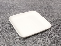 Talerzyk ceramiczny KWADRATOWY 13x1,5 cm BIAŁY