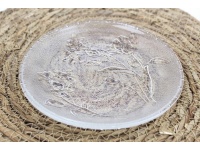 Talerzyk szklany deserowy TULIPANY 15,5 cm