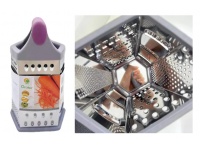 Tarka do warzyw metalowa, sześciokątna 22x14 cm