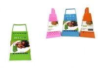 Tarka szatkownica do warzyw owoców plastikowa 4 tryby 20x12cm mix kolor