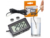 Termometr tablicowy LCD z sondą 2,8x4,8x1,4 cm