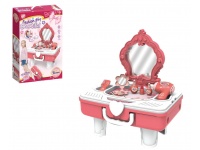 Toaletka dla lalek WALIZKA z akcesoriami w kartonie 49x35x8 cm