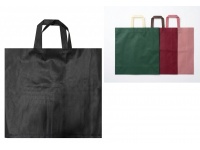 Torba na zakupy z materiału 40x35x8 cm MIX KOLOR