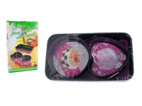 Tortownice, formy do pieczenia CZARNE MIX KSZTAŁTÓW - kpl 3 szt