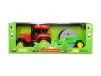 Traktor z maszyną polski moduł dźwiękowy w kartonie 31x11x9,5 cm