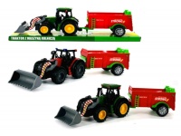 Traktor z maszyną rolniczą 47x11x13 cm