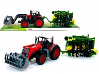 Traktor z maszyną rolniczą 63x16x15 cm