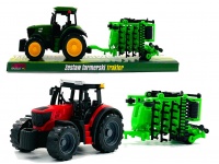 Traktor z maszyną rolniczą, agregat opakowanie 40x13x11 cm