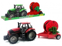 Traktor z maszyną rolniczą deszczownia szpulowa 48x15x14 cm mix kolor