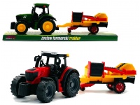 Traktor z maszyną rolniczą, opakowanie 40x13x11 cm