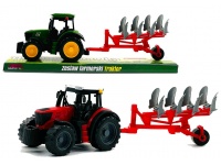 Traktor z maszyną rolniczą, pług opakowanie 40x13x11 cm