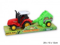 Traktor z maszyną rolniczą - prasa 29x12x10 cm 