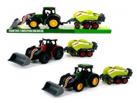 Traktor z prasą  47x11x13 cm