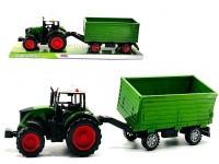 Traktor z przyczepą 50x14x12 cm mix kolor