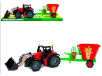 Traktor z turem oraz maszyną rolniczą, opakowanie 47x13,5x11 cm