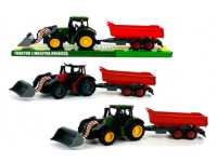 Traktor z turem z przyczepą 47x11x13 cm
