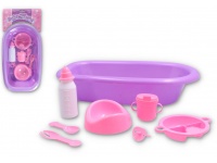 Wanienka z akcesoriami 8 el. dla bobasa 39x23x8 cm