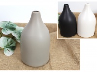 Wazon ceramiczny gładki 20x11 cm MIX KOLOR